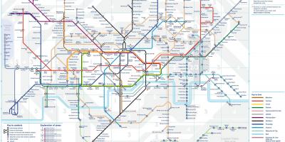 Карта метро Лондон