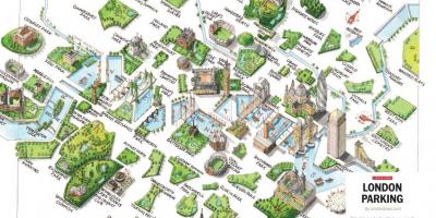 Карта Лондона парки