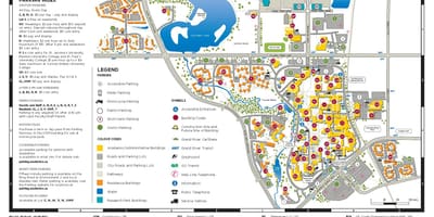 Карта Ватерлоо кампус