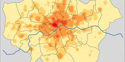 Карта Лондона преступности