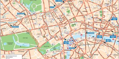 Лондон, Англия карта