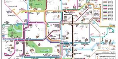 Автобусная карте Лондона