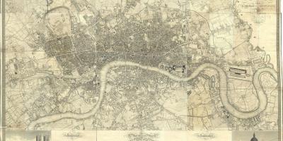 Карта викторианского Лондона