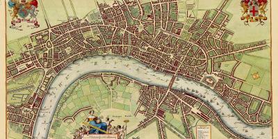 Карта Винтаж Лондон